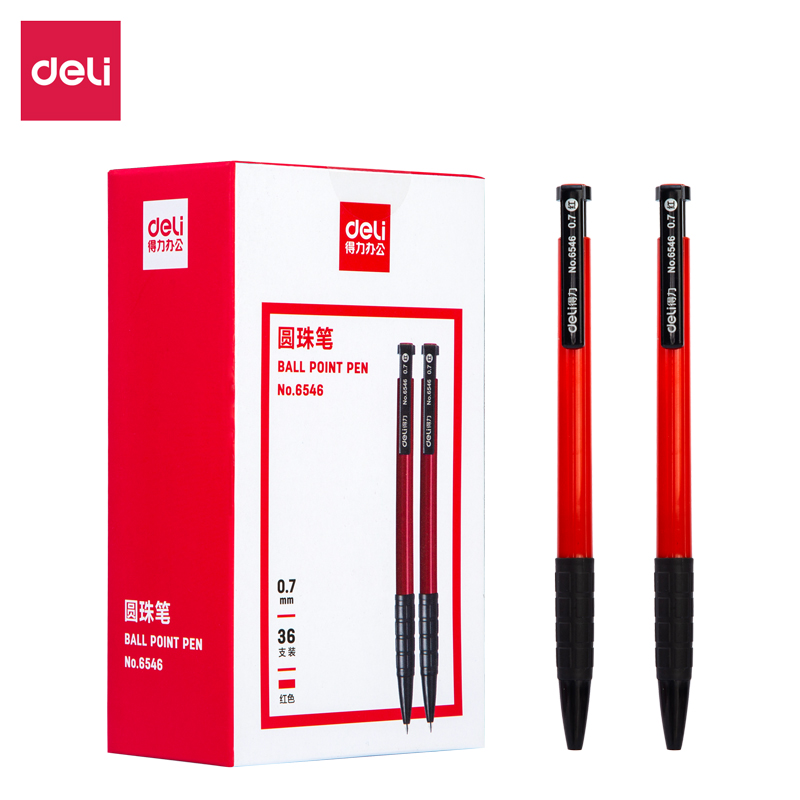 6546 Ball Point Pen Red 0.7mm